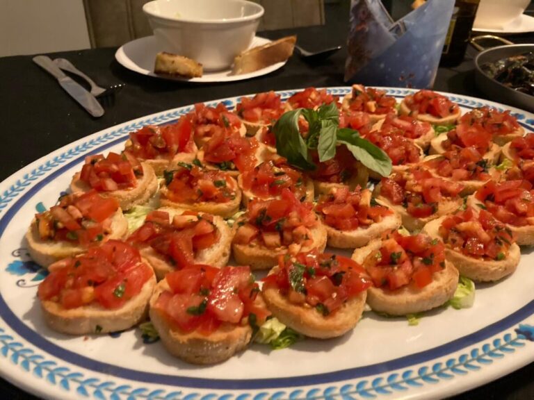 Bruschetta voor catering